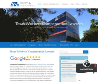 Ogletreeabbott.com(Full Service Law Firm & Workers Compensation Lawyers in Houston) Screenshot