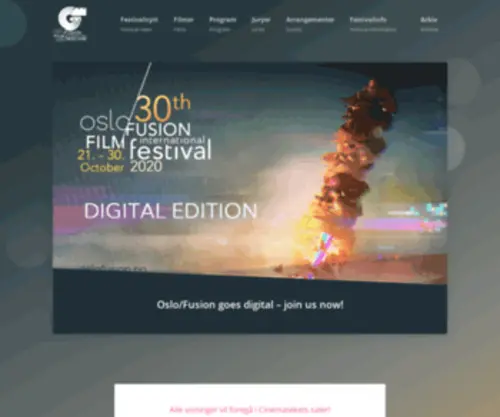 OGLFF.org(Oslo/Fusion Film Festival) Screenshot