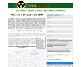 Ogmdangers.org(OGM dangers) Screenshot