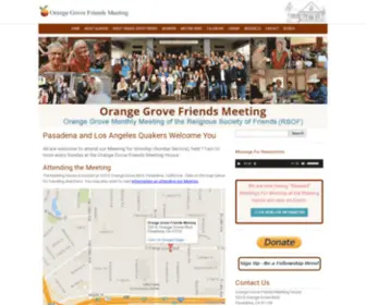 OGMM.org(Quakers in Los Angeles) Screenshot