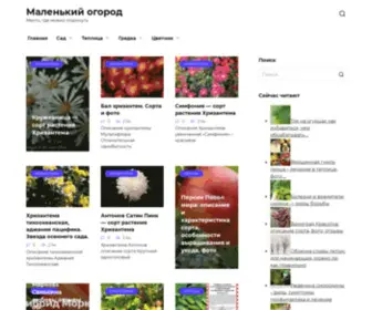 Ogorodik66.ru(Маленький огород) Screenshot