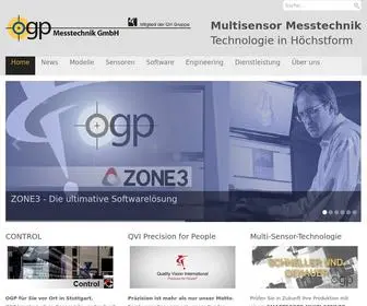 OGPGMBH.de(Ogp Messtechnik GmbH) Screenshot