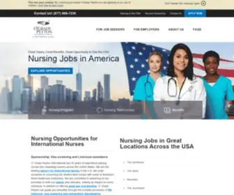 Ogradypeyton.com(International Nursing Jobs/Travel Nursing in America/USA International Nursing Jobs/Travel Nursing in America/USA) Screenshot