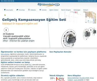 Ogretmenlerim.org(öğretmenler için ders planları ve ücretsiz eğitim programları) Screenshot