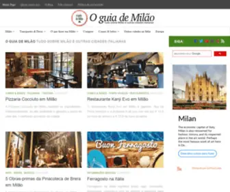 Oguiademilao.com(O mais completo guia de viagem de Milão e de outras cidades italianas) Screenshot