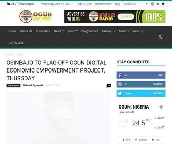 Ogunradio.ng(Ogun State Broadcasting Corporation) Screenshot