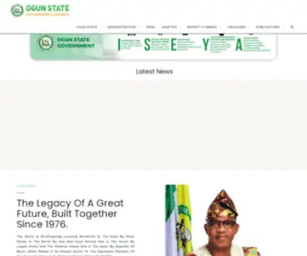 Ogunstate.gov.ng(OFFICIAL WEBSITE OF OGUNSTATE GOVERNMENT) Screenshot