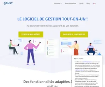 Ogust.com(Logiciel de gestion des services) Screenshot