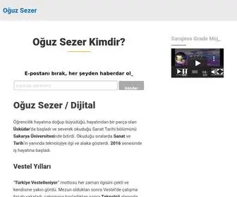Oguzsezer.com(Dijital pazarlama ve Teknoloji) Screenshot