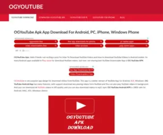 Ogyoutubeapk-Download.com(OG YouTube for Android PC iPhone) Screenshot
