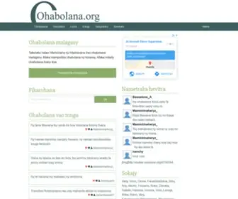 Ohabolana.org(Ohabolana malagasy) Screenshot