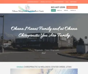 Ohanachiropractor.com(Ohana Chiropractic and Wellness Center) Screenshot