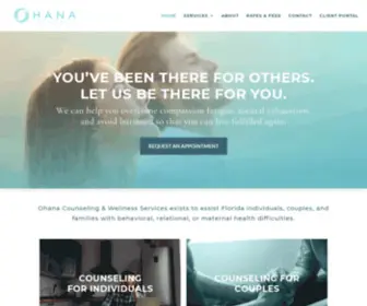 Ohanacounselingandwellness.com(Ohana Counseling & Wellness Services) Screenshot