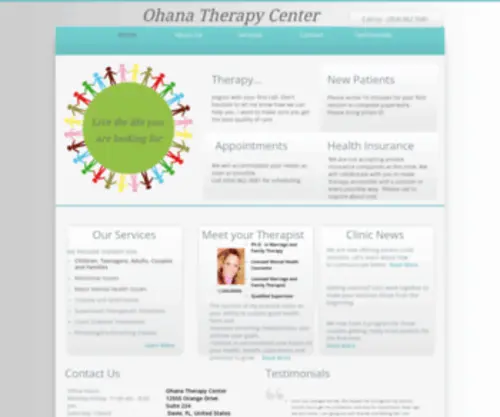 Ohanatherapycenter.com(Ohanatherapycenter) Screenshot