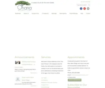 Ohanawellnessclinic.com(Ohana Wellness Clinic) Screenshot