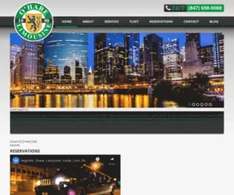 Oharelimousine.com(O'Hare Limousine Services) Screenshot