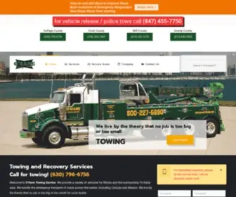 Oharetowing.com(O'Hare Towing Service) Screenshot