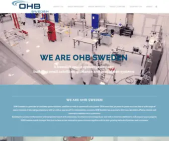OHB-Sweden.se(OHB Sweden) Screenshot
