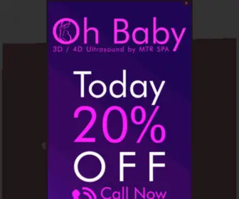 Ohbabyultrasound.com(3D Ultrasound in Boynton Beach) Screenshot