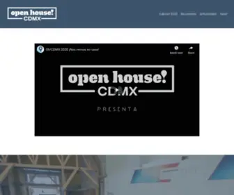 OHCDMX.org(Open House CDMX) Screenshot