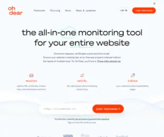 Ohdear.app(Complete website monitoring) Screenshot