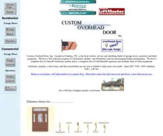 Ohdoors.com(Custom Overhead Door) Screenshot