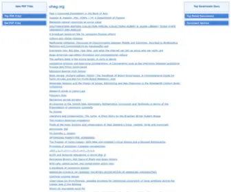 Oheg.org(oheg) Screenshot