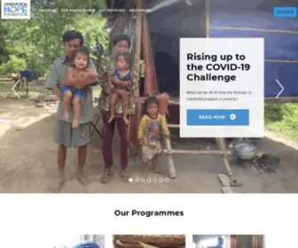 OHF.org.sg(Operation Hope Foundation (OHF)) Screenshot