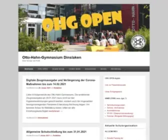 OHG-Dinslaken.de(Eine Schule mit Profil) Screenshot