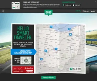 Ohgo.com(Real-time ohio traffic) Screenshot
