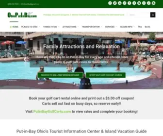 Ohio-PUT-IN-Bay.com(Tourist Information Center & Ohio Island Guide) Screenshot