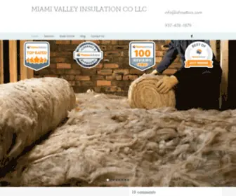 Ohioattics.com(Miami Valley Insulation Co LLC Dayton Cincinnati Columbus) Screenshot