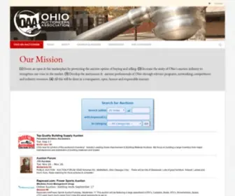 Ohioauctioneers.org(Ohio Auctioneers Association) Screenshot