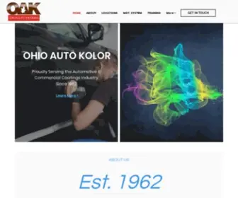 Ohioautokolor.com(Automotive Paint) Screenshot