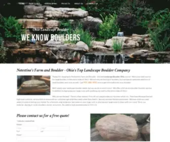 Ohioboulder.com(Ohio Landscape Boulder) Screenshot