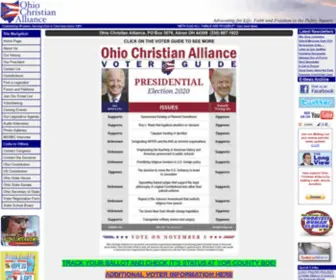 Ohioca.org(Ohio Christian Alliance) Screenshot