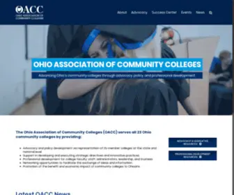 Ohiocc.org(Ohio Association of Community Colleges) Screenshot