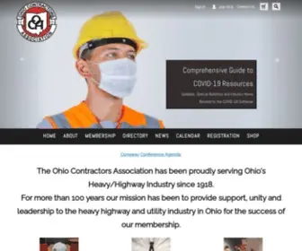 Ohiocontractors.org(Ohio Contractors Association) Screenshot