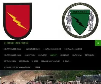 Ohiodefenseforce.org(OHIO DEFENSE FORCE) Screenshot