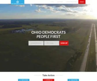 Ohiodems.org(Ohio Democratic Party) Screenshot