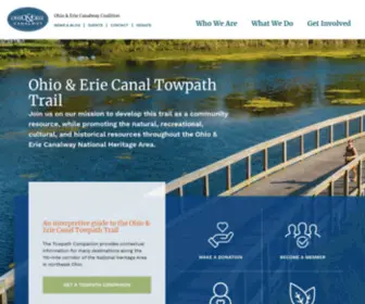 Ohioeriecanal.org(Ohio & Erie Canalway Coalition) Screenshot