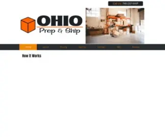 Ohiofbaprepship.com(Amazon FBA Prep Center) Screenshot