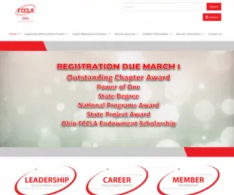 Ohiofccla.com(Ohio FCCLA) Screenshot