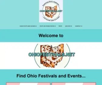 Ohiofestivals.net(Ohio Festivals and Beyond) Screenshot