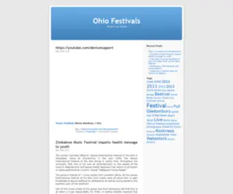 Ohiofestivals.org(Ohio Festivals) Screenshot