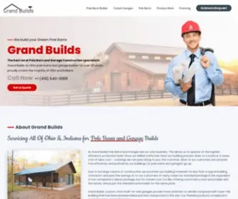 Ohiogaragebuilders.com(Grand Builds) Screenshot