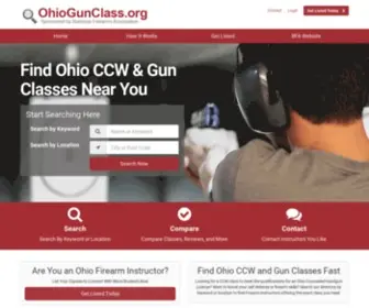 Ohiogunclass.org(Firearm Instructor Directory) Screenshot