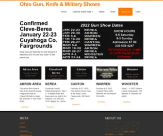 Ohiogunshows.com(Ohio Gun) Screenshot
