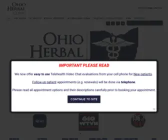 Ohioherbalclinic.com(How To Obtain Your Ohio Medical Marijuana Card) Screenshot
