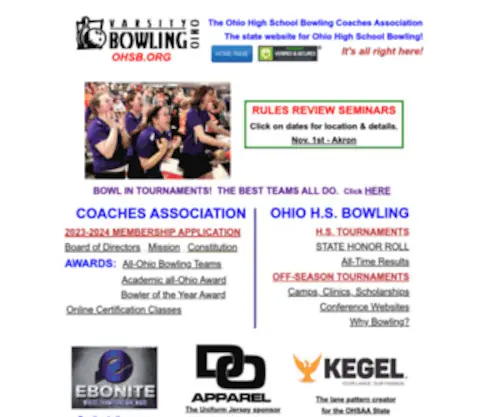 Ohiohighschoolbowling.com(Ohiohighschoolbowling) Screenshot